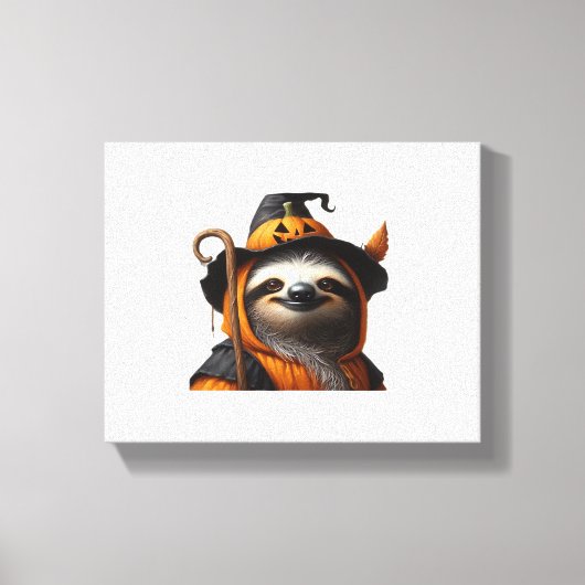 Toile Chemise classique Sloth Halloween (Recto)