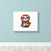 Toile Chemise Clown Sloth Halloween surdimensionnée T-sh (Insitu (Plancher de Bois))