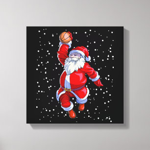 Toile Chemise de Noël de basket Hommes garçons Basketbal