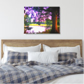 Toile Chêne d'été et étang (Insitu(Chambre))