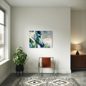 Toile Cher ami - Peinture de brosse Abstraite