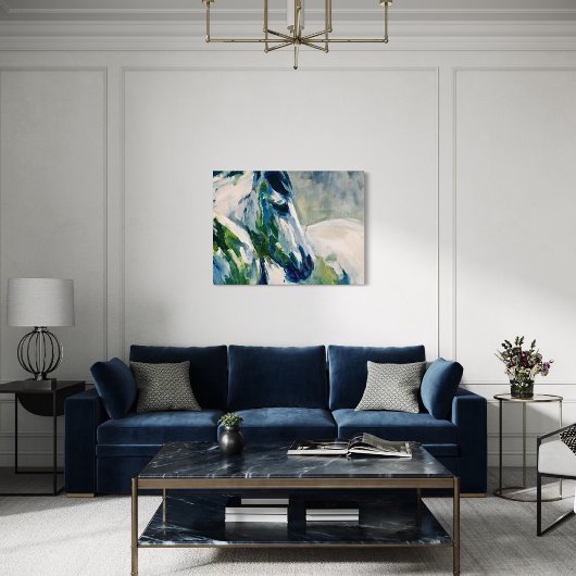 Toile Cher ami - Peinture de brosse Abstraite