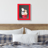 TOILE CHER PÈRE NOËL, JE VEUX TOUS LES OS (Insitu(Chambre))