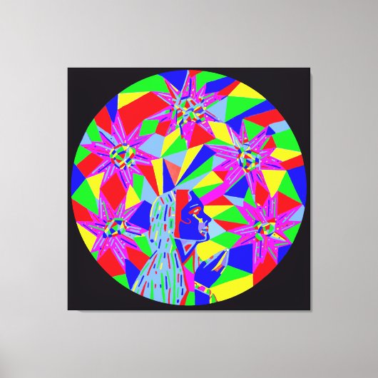 Toile Chercheur d'étoiles (Recto)