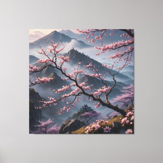 Toile cherry blossoms (Recto)