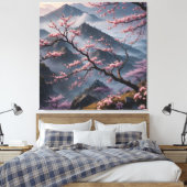 Toile cherry blossoms (Insitu(Chambre))