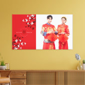 Toile Cherry Blossoms & Double Happiness Photo Mariage (Insitu(Salon))
