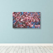Toile Cherry Blossoms et Blue Sky Spring Floral (Insitu (Plancher de Bois))