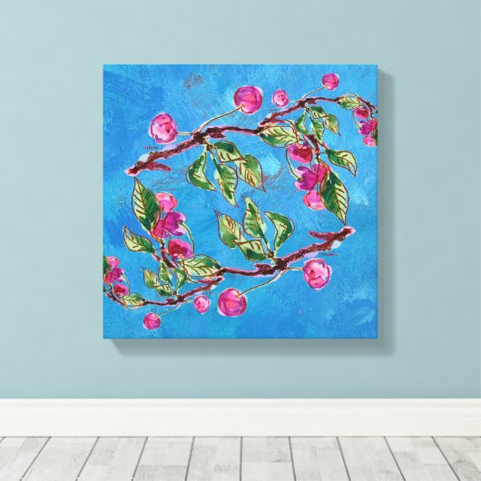 Toile Cherry Splendor (Insitu (Plancher de Bois))