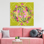 Toile Cherry Wreath (Insitu(Salon))