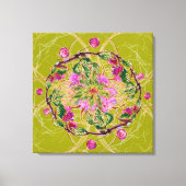 Toile Cherry Wreath (Recto)