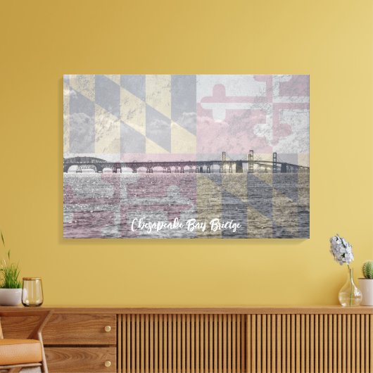 Toile Chesapeake Bay Bridge Maryland Overlay Canvas (Insitu(Salon))