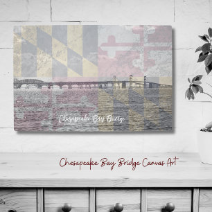 Toile Chesapeake Bay Bridge Maryland Overlay Canvas