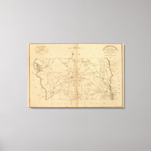 Toile Chester District, Caroline du Sud (Recto)