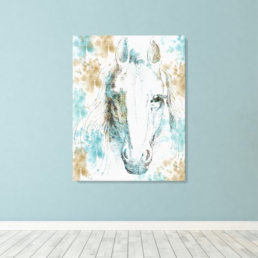 Toile Cheval (Insitu (Plancher de Bois))