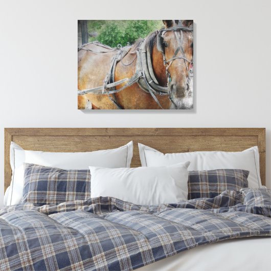 Toile Cheval Amish (Insitu(Chambre))