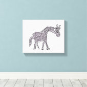 Toile Cheval Art (Insitu (Plancher de Bois))