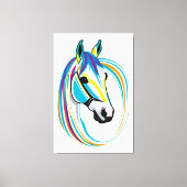 Toile Cheval artistique visage (Recto)