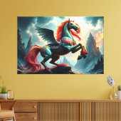 TOILE CHEVAL BLEU (Insitu(Salon))