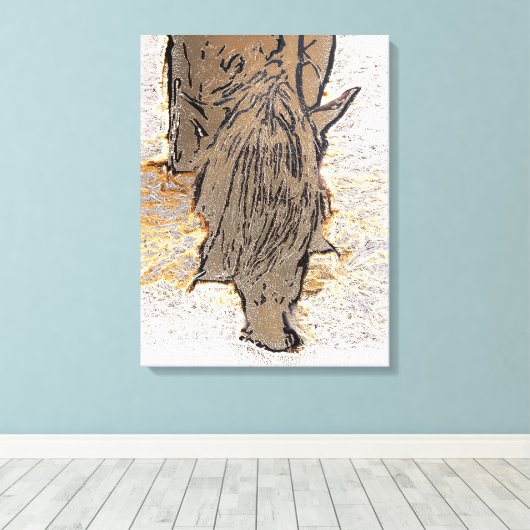 TOILE CHEVAL BROWN (Insitu (Plancher de Bois))