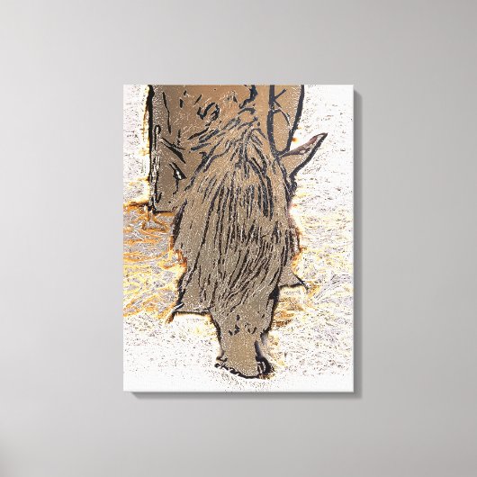 TOILE CHEVAL BROWN (Recto)