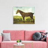 Toile Cheval Brown dans un paysage de collines, vers 178 (Insitu(Salon))