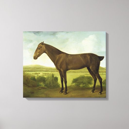 Toile Cheval Brown dans un paysage de collines, vers 178 (Recto)