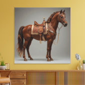 Toile Cheval brun élégant (Insitu(Salon))