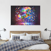 Toile Cheval coloré (Insitu(Chambre))