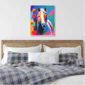 Toile cheval coloré (Insitu(Chambre))