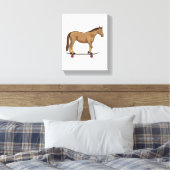 Toile Cheval comme patineur sur skateboard (Insitu(Chambre))