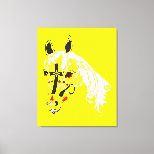 Toile cheval crâne à sucre (Recto)