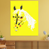 Toile cheval crâne à sucre (Insitu(Salon))