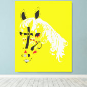 Toile cheval crâne à sucre (Insitu (Plancher de Bois))