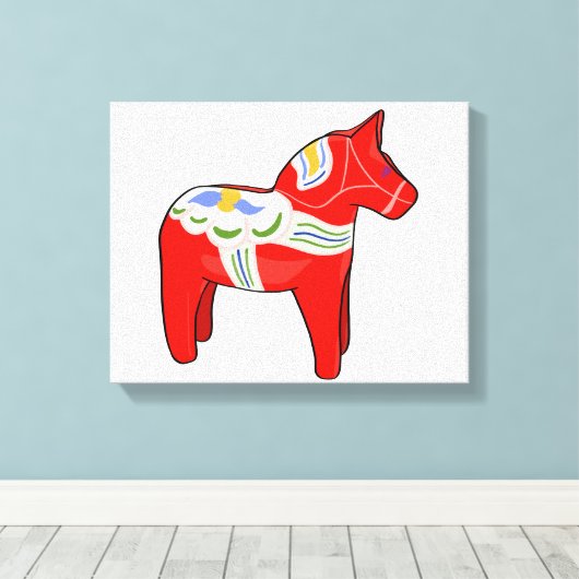 Toile Cheval dalécarlien (Insitu (Plancher de Bois))