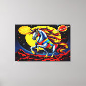 TOILE CHEVAL DANS L'ESPACE (Recto)