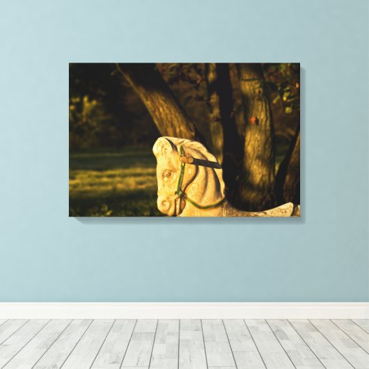 Toile Cheval de châtaignes (Insitu (Plancher de Bois))