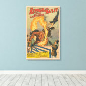 Toile Cheval De Cirque Qui Traverse Un Flaming Hoop (Insitu (Plancher de Bois))