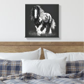 Toile Cheval de Cob Tzigane monochrome (Insitu(Chambre))