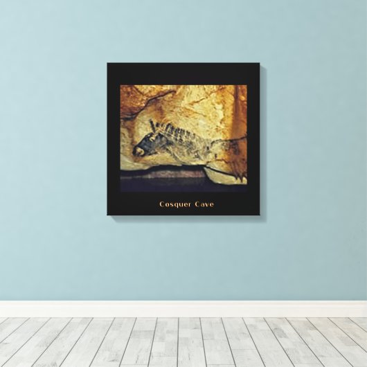 Toile Cheval de Cosquer (Insitu (Plancher de Bois))