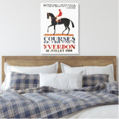 Toile Cheval de course vintage Derby Jockey Equestrio (Insitu(Chambre))