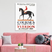 Toile Cheval de course vintage Derby Jockey Equestrio (Insitu(Salon))