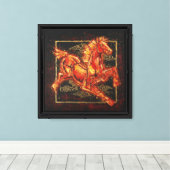 Toile Cheval de Feu (Insitu (Plancher de Bois))