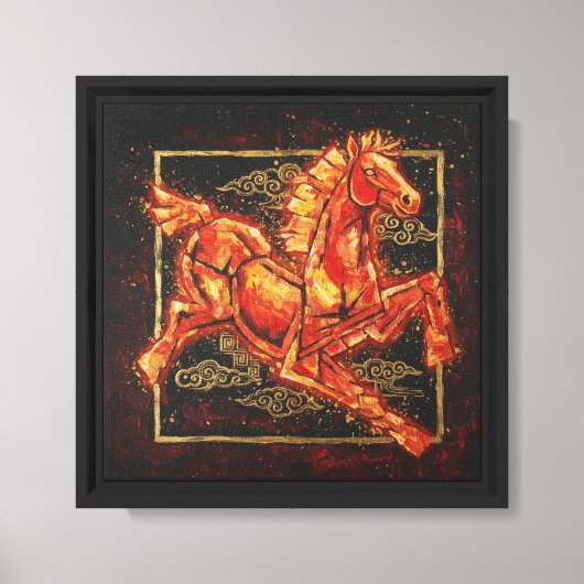 Toile Cheval de Feu (Recto)
