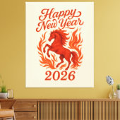 Toile Cheval de feu chinois 2026 (Insitu(Salon))