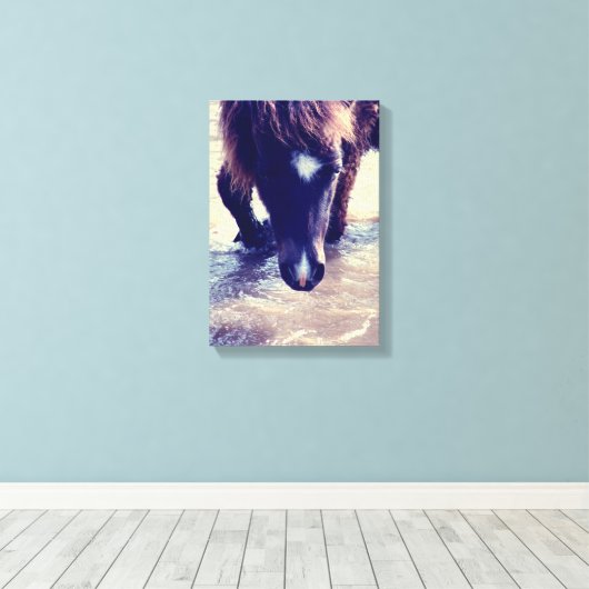 Toile Cheval de natation (Insitu (Plancher de Bois))