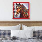 Toile Cheval de Noël 2 (Insitu(Chambre))