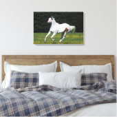 Toile Cheval de peinture courant dans le champ de gravit (Insitu(Chambre))