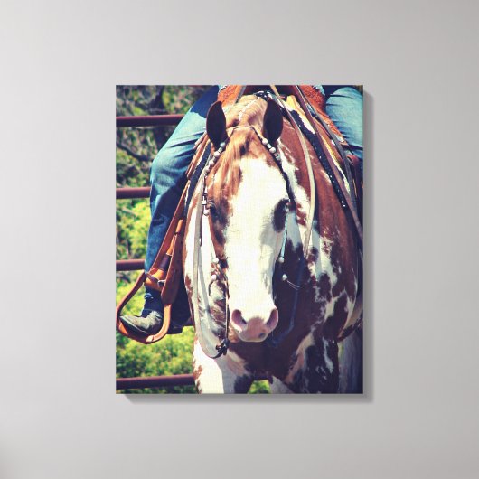 Toile Cheval de peinture de l'Ouest (Recto)
