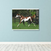 Toile Cheval de peinture en marche 1 (Insitu (Plancher de Bois))
